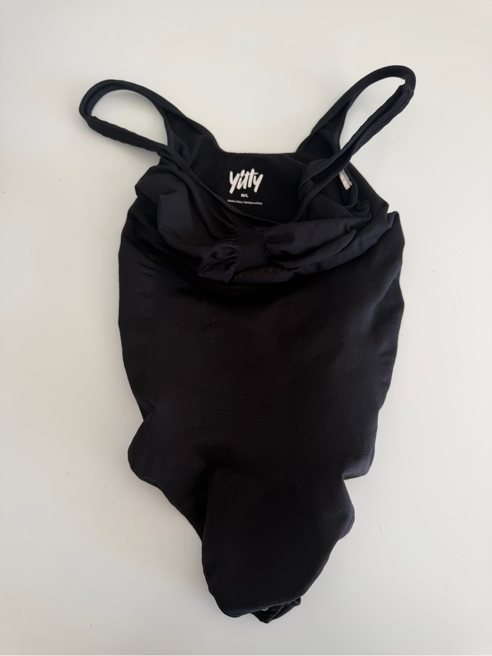 YITTY Black Scoop-Back One-Piece Shapewear